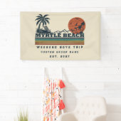 Personalisiertes Myrtle Beach-Wochenende-Junggesel Banner (Insitu)