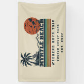 Personalisiertes Myrtle Beach-Wochenende-Junggesel Banner (Vertikal)