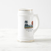 Personalisiertes Myrtle Beach-Wochenende-Junggesel Bierglas (VorderseiteRechts)