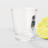 Personalisiertes Myrtle Beach-Wochenende-Junggesel Schnapsglas (Links)