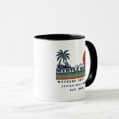 Personalisiertes Myrtle Beach-Wochenende-Junggesel Tasse (VorderseiteRechts)
