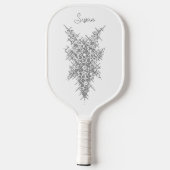 Personalisiertes Mystic Ornament Pickleball Paddel Pickleball Schläger (Rückseite)