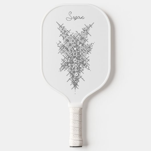 Personalisiertes Mystic Ornament Pickleball Paddel Pickleball Schläger (Vorderseite)
