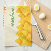 Personalisiertes Nacho-Durchschnittskoch-Funny-Tea Geschirrtuch (Viertel Falte)