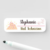 Personalisiertes Nagetierlogo Namensschild (Beispiel)