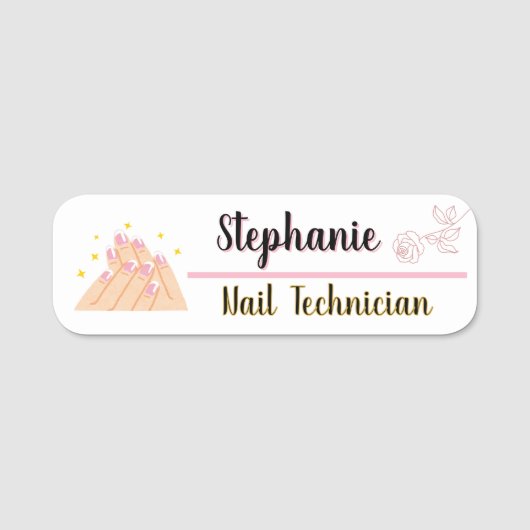 Personalisiertes Nagetierlogo Namensschild (Vorderseite)