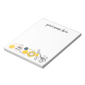 Personalisiertes Nähen von Notepad Notizblock (Rotiert)
