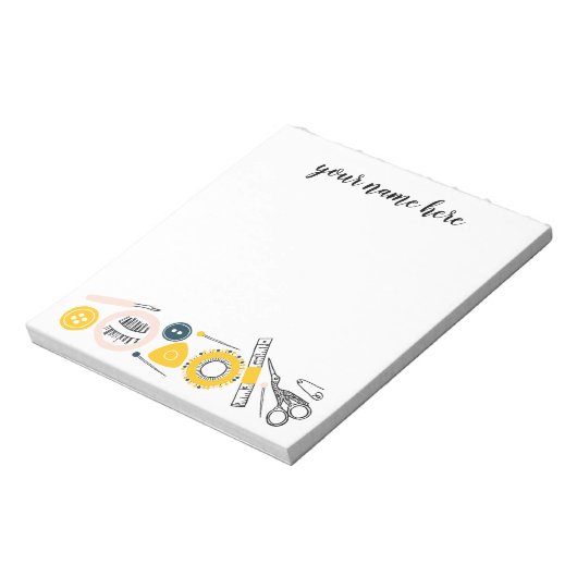 Personalisiertes Nähen von Notepad Notizblock (Rotiert)