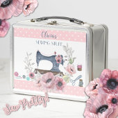 Personalisiertes Nähfeld Metall Brotdose