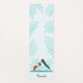 Personalisiertes Namaste-Design - Individuelle Fit Yogamatte (Vorderseite)