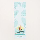 Personalisiertes Namaste-Design - Individuelle Fit Yogamatte (Vorderseite)