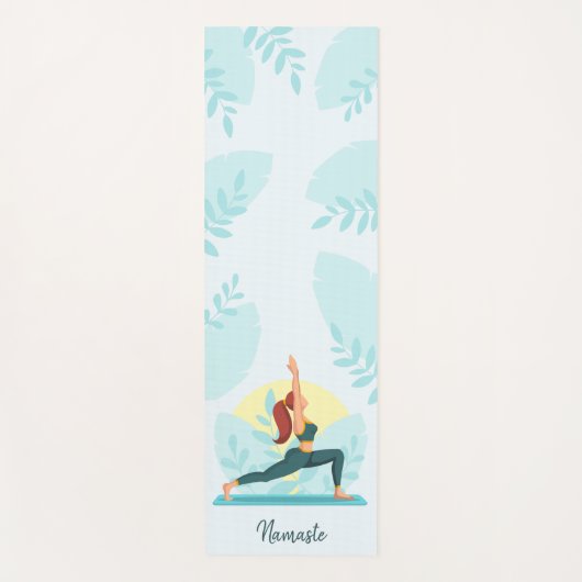 Personalisiertes Namaste-Design - Individuelle Fit Yogamatte (Vorderseite)