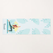 Personalisiertes Namaste-Design - Individuelle Fit Yogamatte (Vorderseite (Horizontal))