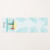 Personalisiertes Namaste-Design - Individuelle Fit Yogamatte (Vorderseite (Horizontal))