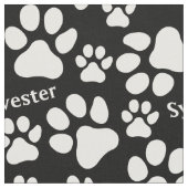 Personalisiertes Namen-PED verfolgen Stoff (Nahaufnahme)