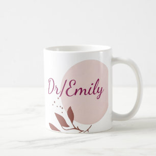 Personalisiertes Namens-Blumengeschenk für Sie, Le Kaffeetasse