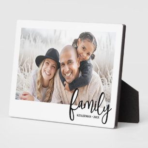 Personalisiertes Namens-Familienfoto Fotoplatte