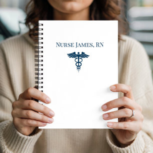 Personalisiertes Namens-Krankenschwester-Tagebuch- Notizblock