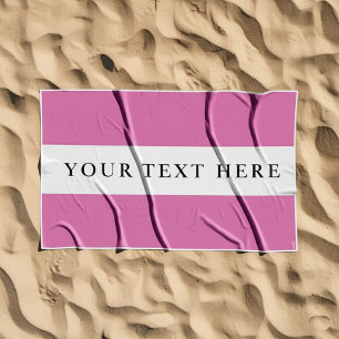 Personalisiertes Namens- oder Textgeschenk Strandtuch