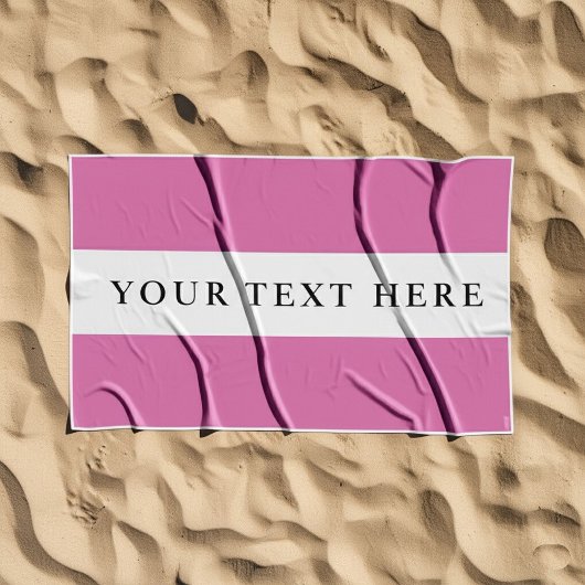 Personalisiertes Namens- oder Textgeschenk Strandtuch