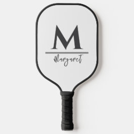 Personalisiertes Namens-Pickleball-Paddle Schwarz Pickleball Schläger