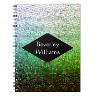 Personalisiertes Namens-Spiralnotizbuch mit Glitte Notizblock