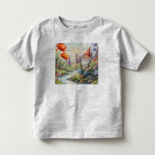 Personalisiertes Namens-Zauberwald-Toddler-Shirt Kleinkind T-shirt