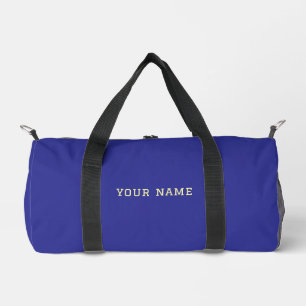 Personalisiertes Namensgeschenk für ihn Royal Blau Duffle Bag