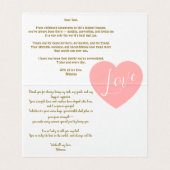 Personalisiertes Namensgeschenk für Sohn oder Toch (Innenseite Aufgefaltet)