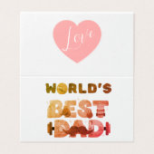 Personalisiertes Namensgeschenk für Sohn oder Toch (Außenseite Aufgefaltet)