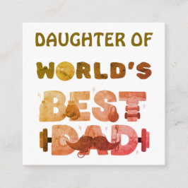 Personalisiertes Namensgeschenk für Sohn oder Toch Begleitkarte