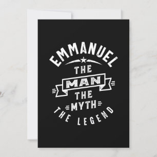 Personalisiertes Namensgeschenk zum Geburtstag Emm Einladung
