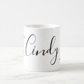 personalisiertes Namensmit Monogramm auch Kaffeetasse (Mittel)