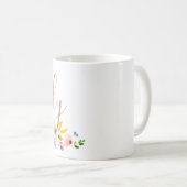 personalisiertes Namensmit Monogramm auch Kaffeetasse (VorderseiteRechts)