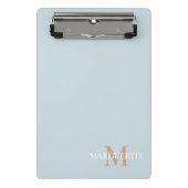 Personalisiertes Namensmonogramm Mini Klemmbrett (Vorderseite)