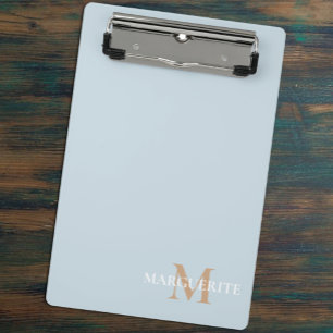 Personalisiertes Namensmonogramm Mini Klemmbrett