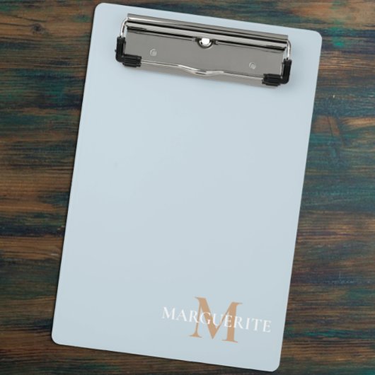 Personalisiertes Namensmonogramm Mini Klemmbrett
