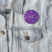 Personalisiertes Namensmonogramm mit Amethyst-Gebu Button (Beispiel)