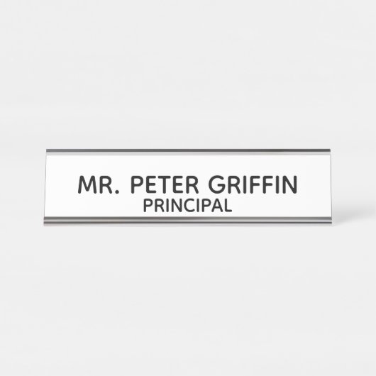 Personalisiertes Namensschild (Vorderseite )