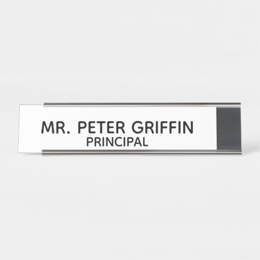 Personalisiertes Namensschild (Vorderseite )