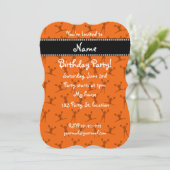 Personalisiertes Namensschild Einladung (Stehend Vorderseite)