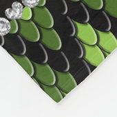 Personalisiertes Namensschild Fleecedecke (Ecke)