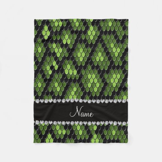 Personalisiertes Namensschild Fleecedecke (Vorderseite)