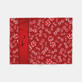 Personalisiertes Namensschild Fleecedecke (Vorderseite (Horizontal))