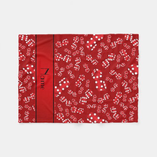 Personalisiertes Namensschild Fleecedecke (Vorderseite (Horizontal))