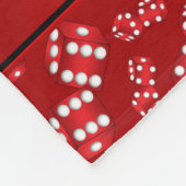 Personalisiertes Namensschild Fleecedecke (Ecke)