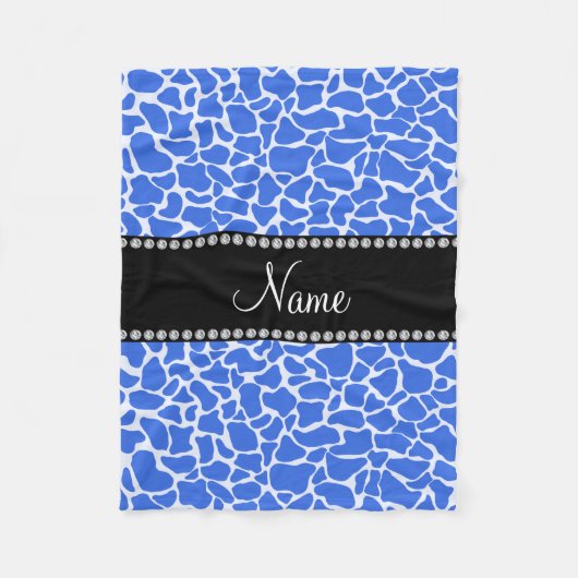 Personalisiertes Namensschild Fleecedecke (Vorderseite)