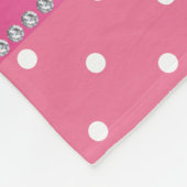 Personalisiertes Namensschild Fleecedecke (Ecke)