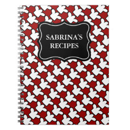 Personalisiertes Namensschild | Kochbuch Notizblock