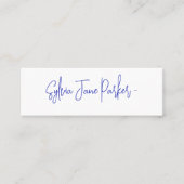 Personalisiertes Namensschild Mini Visitenkarte (Vorderseite)